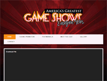 Tablet Screenshot of americasgreatestgameshows.com